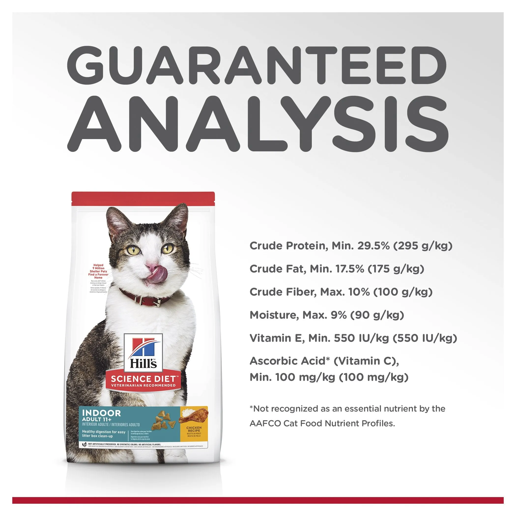 Hills Science Diet Indoor Adult 11  Dry Cat Food 3.17kg