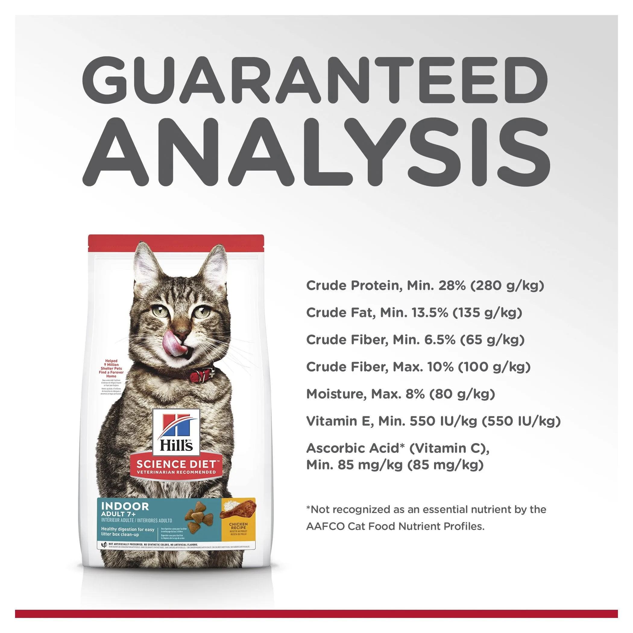 Hills Science Diet Indoor Adult 7  Dry Cat Food 1.58kg