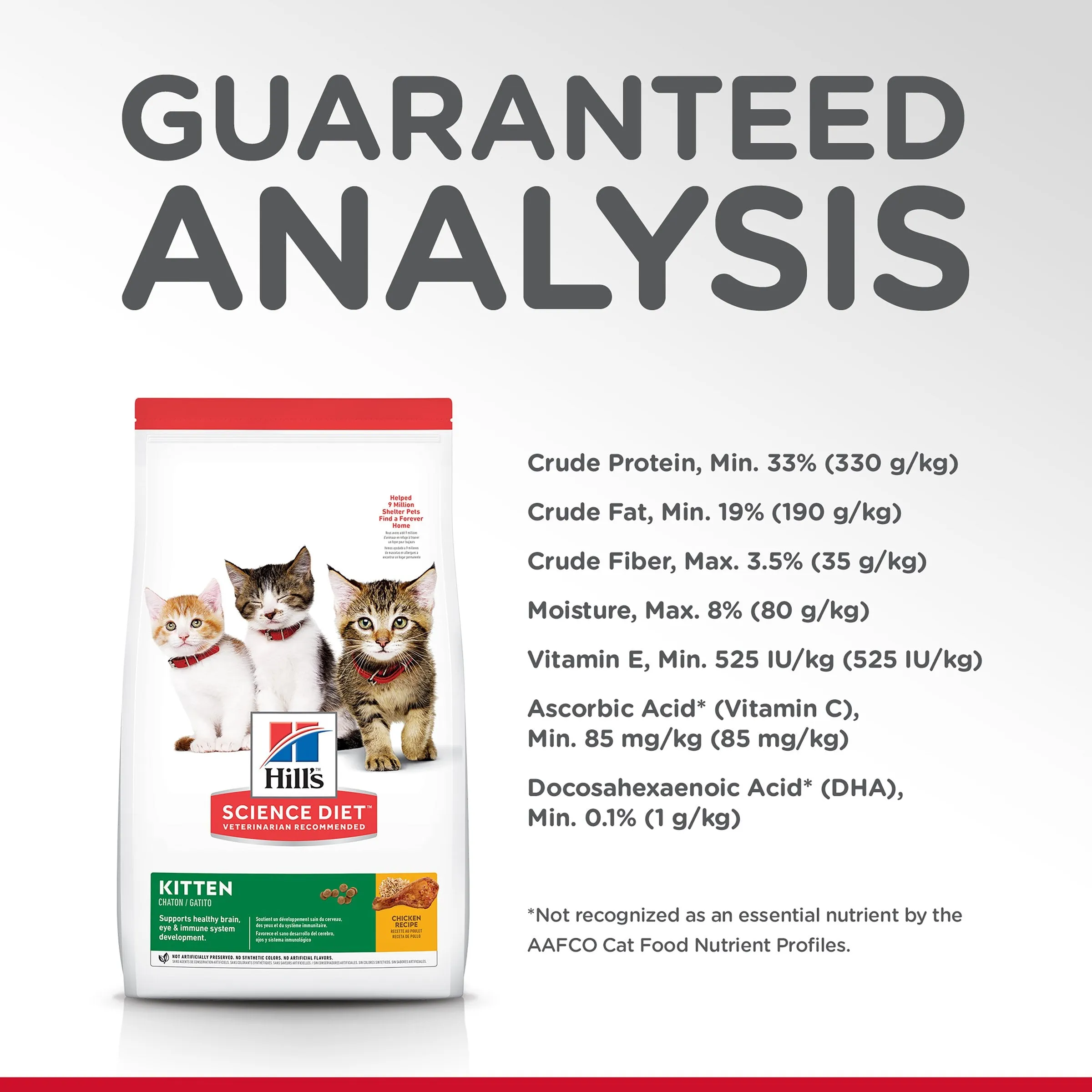 Hills Science Diet Kitten Dry Cat Food 4kg ( _ )