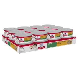 Hills Science Diet Kitten Tender Dinners Chicken Canned Cat Food 156g x 24 ( _ )