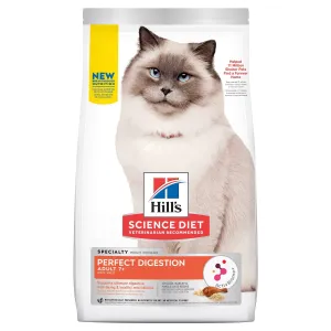 Hills Science Diet Perfect Digestion 7  Dry Cat Food 2.72kg