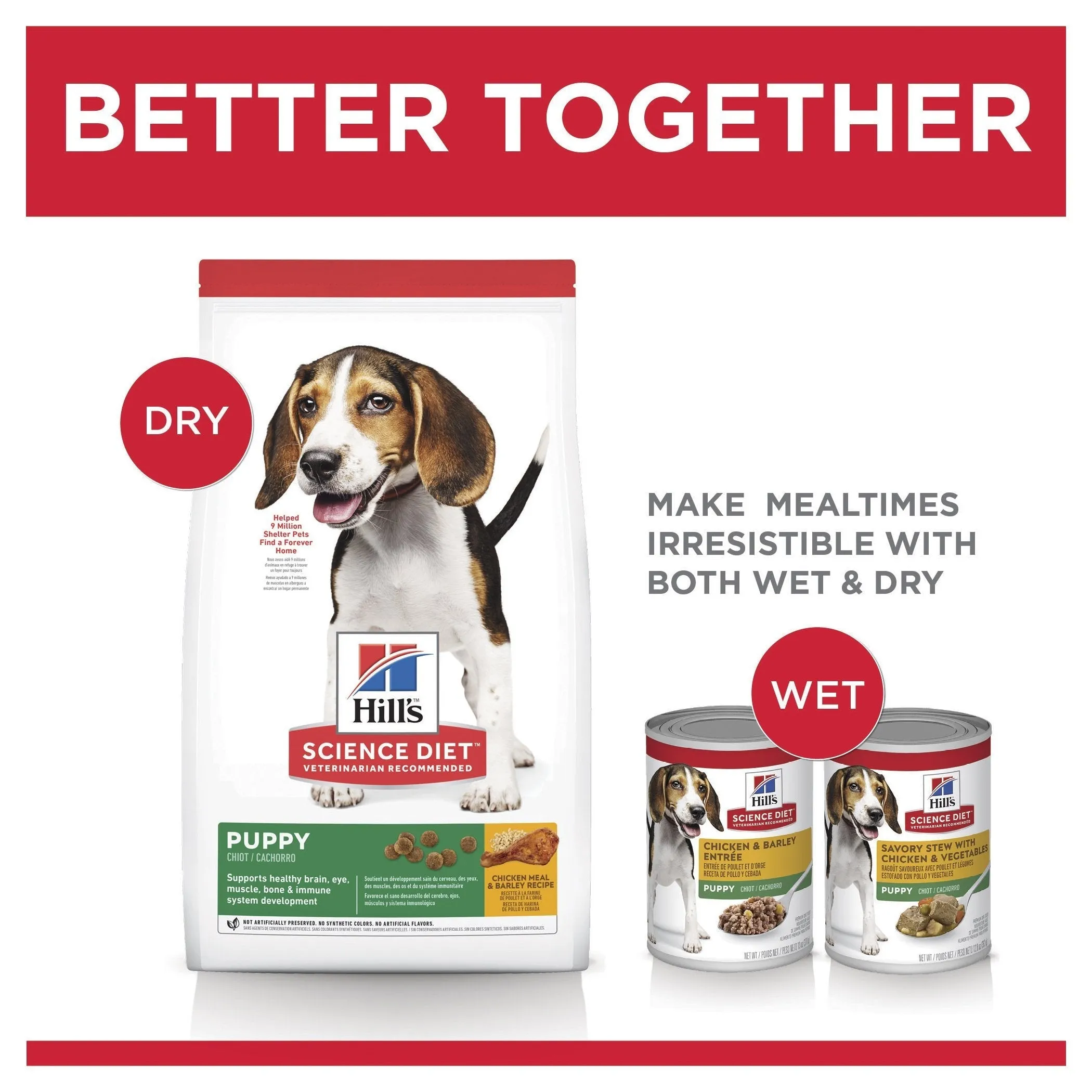 Hills Science Diet Puppy Dry Dog Food 12kg ( _ )