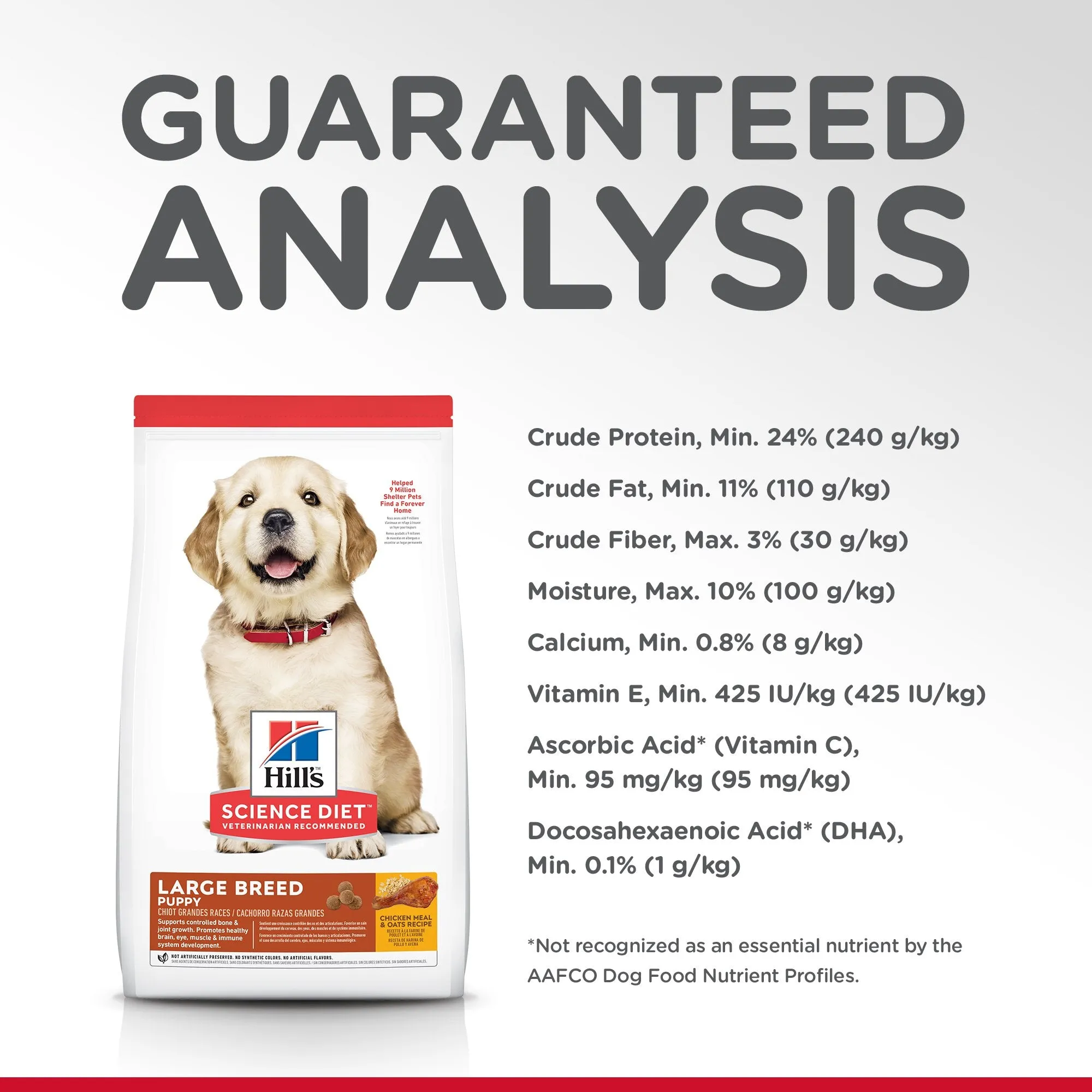Hills Science Diet Puppy Large Breed Dry Dog Food 12kg ( _ )