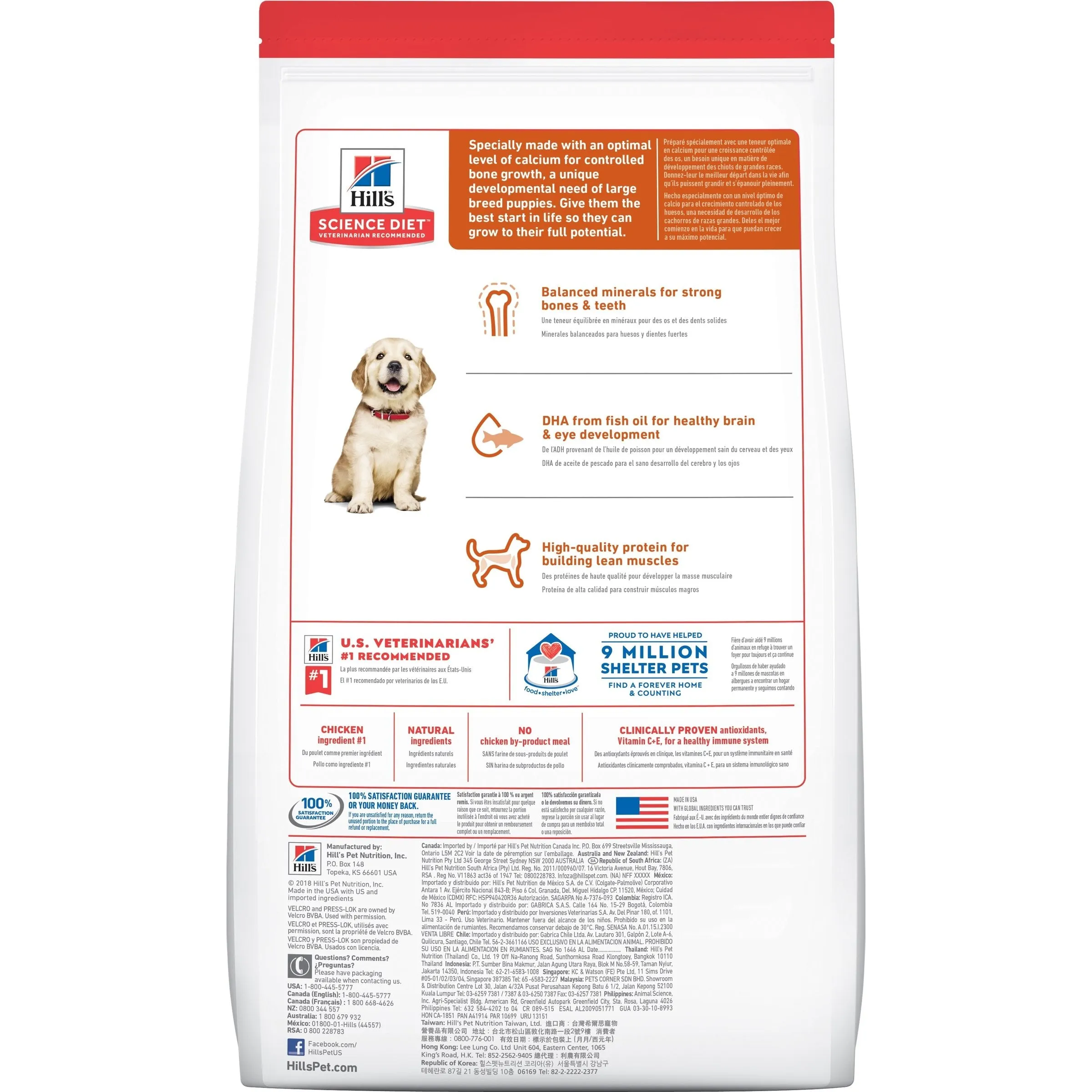 Hills Science Diet Puppy Large Breed Dry Dog Food 3kg ( _ )