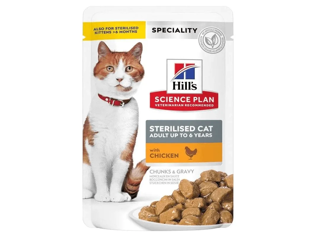Hills science plan adult sterilised ckicken 1X85 Pets Qatar