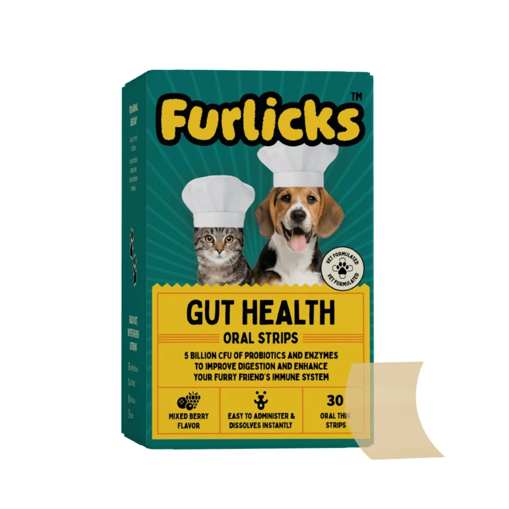 Himalaya Fresh Coat No Rinse Spray & Furlicks Gut Health Supplement Dog & Cat Combo