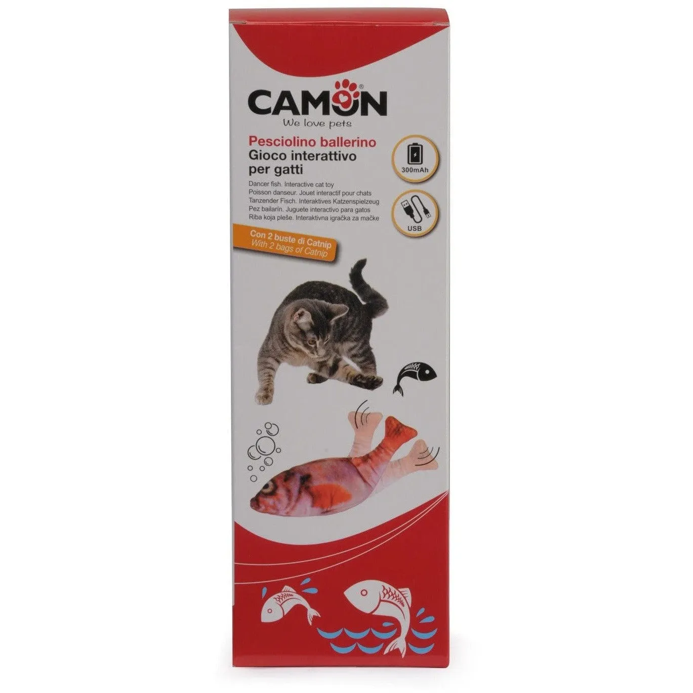 Interactive Cat Toy - Flopping Fish With Usb Charger Pets Qatar