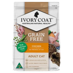 Ivory Coat Grain Free Chicken Adult Cat Dry Food 2kg ( _ )