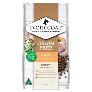Ivory Coat Grain Free Chicken Puppy Dry Food 13kg ( _ )