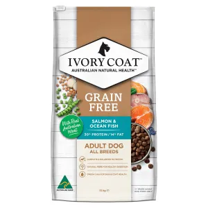Ivory Coat Grain Free Ocean Fish and Salmon Adult Dog Dry Food 13kg ( _ )