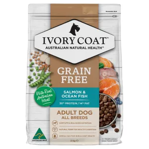 Ivory Coat Grain Free Ocean Fish and Salmon Adult Dog Dry Food 2kg ( _ )