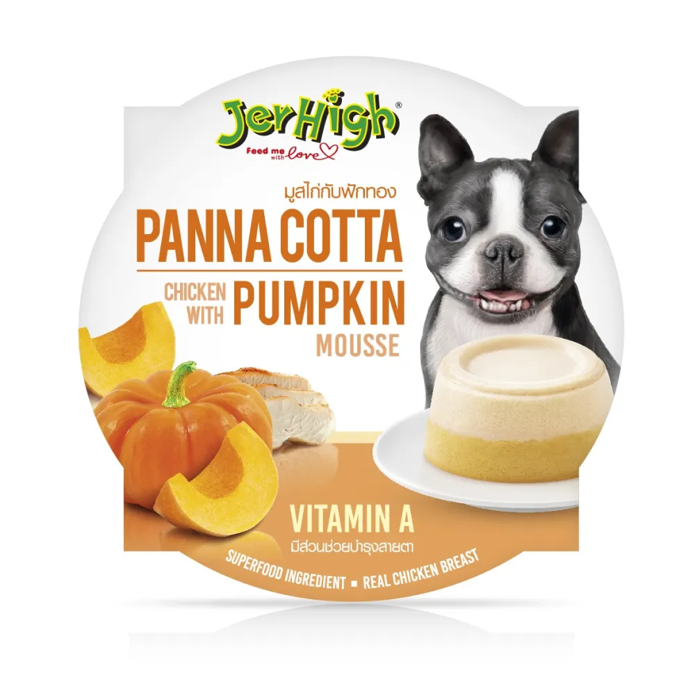 JerHigh Panna Cotta Chicken with Pumpkin Mousse Dog Wet Food