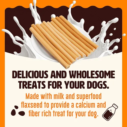Kennel Kitchen Milk Sticks with Flaxseed Dog Treats