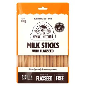 Kennel Kitchen Milk Sticks with Flaxseed Dog Treats