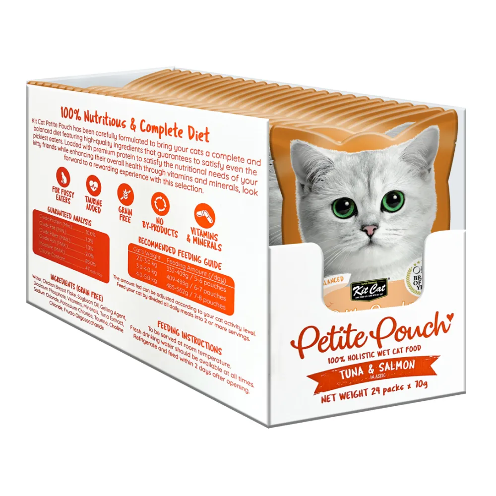Kit Cat Tuna and Salmon Fish Cat Wet Food