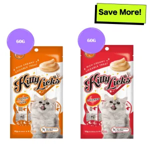 Kitty Licks Chicken Tuna and Chicken Flavour Cat Treats Combo