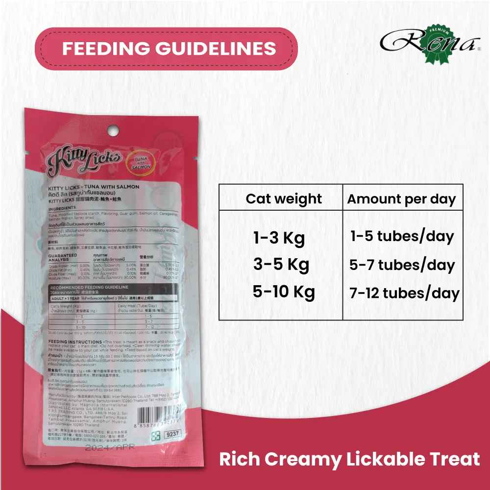 Kitty Licks Tuna Salmon and Chicken Liver Cat Treats Combo