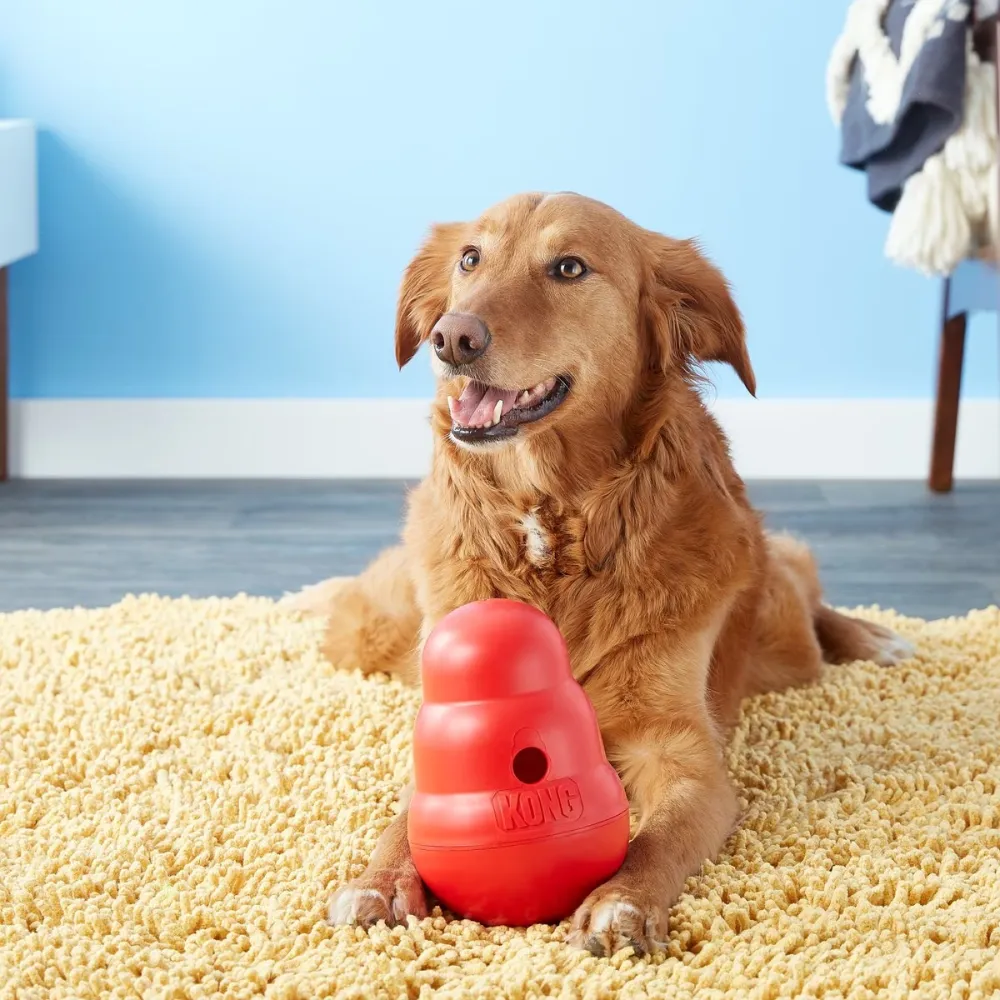 Kong Wobbler Toy for Dogs (Red) | For Aggressive Chewers