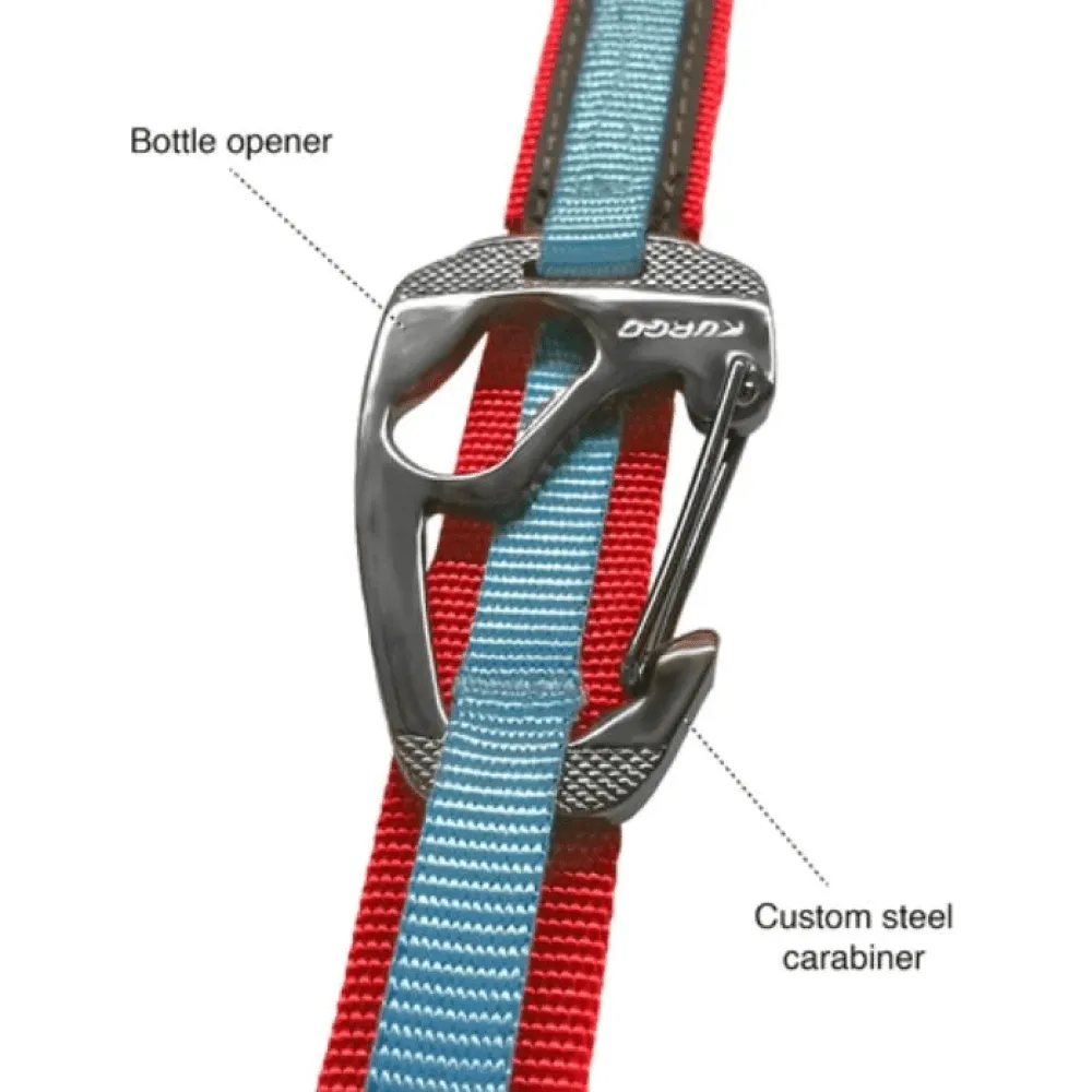 Kurgo Quantum 6 in 1 Dog Reflective Leash (Coastal Blue)