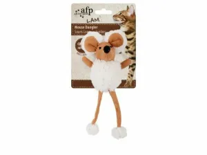 Lambswool Mouse Dangler - Tan Pets Qatar