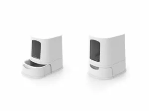 LENA FOOD DISPENSER - WITH COVER - 2000 ML WHITE Pets Qatar