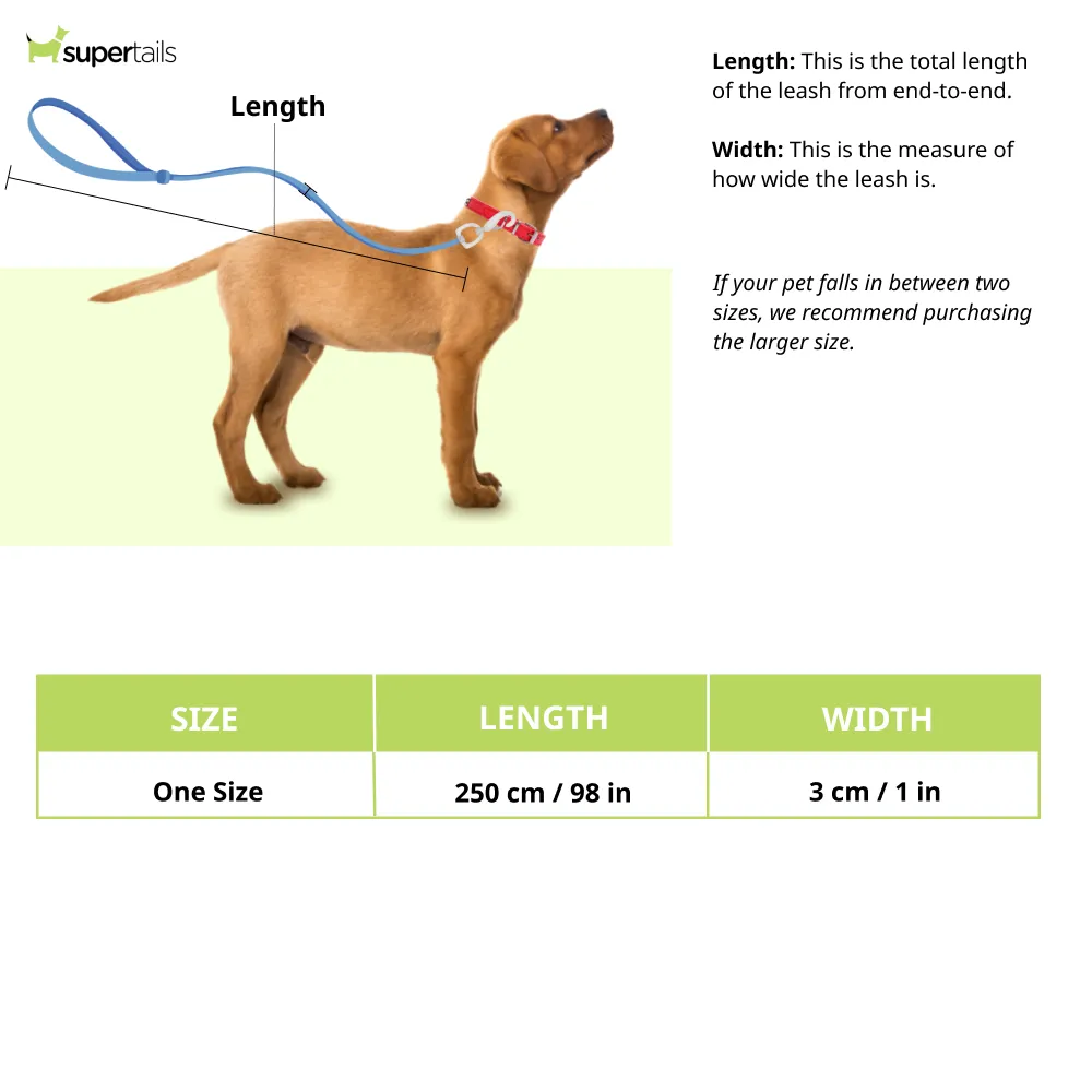 Let's Wag Multi Purpose Leash for Dogs (Red)