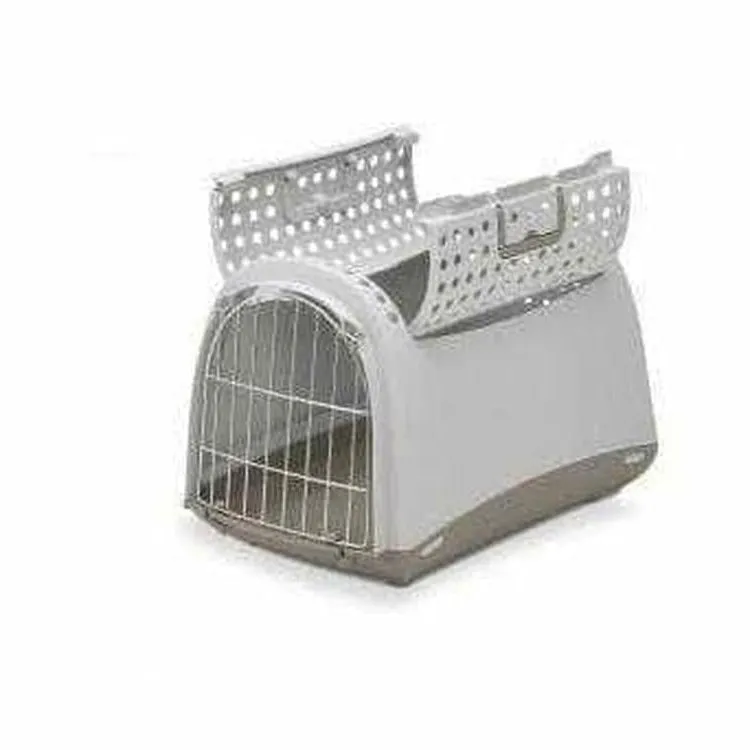 Linus Open Top pets Carrier Cabrio Grey Pets Qatar