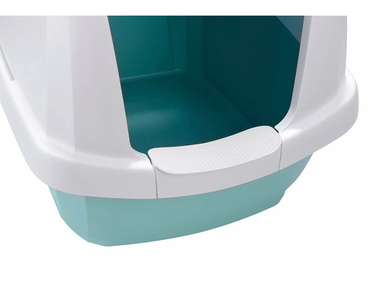 Maddy cat Litter White/Teal Pets Qatar
