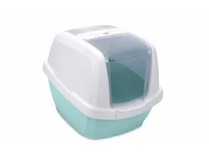 Maddy cat Litter White/Teal Pets Qatar