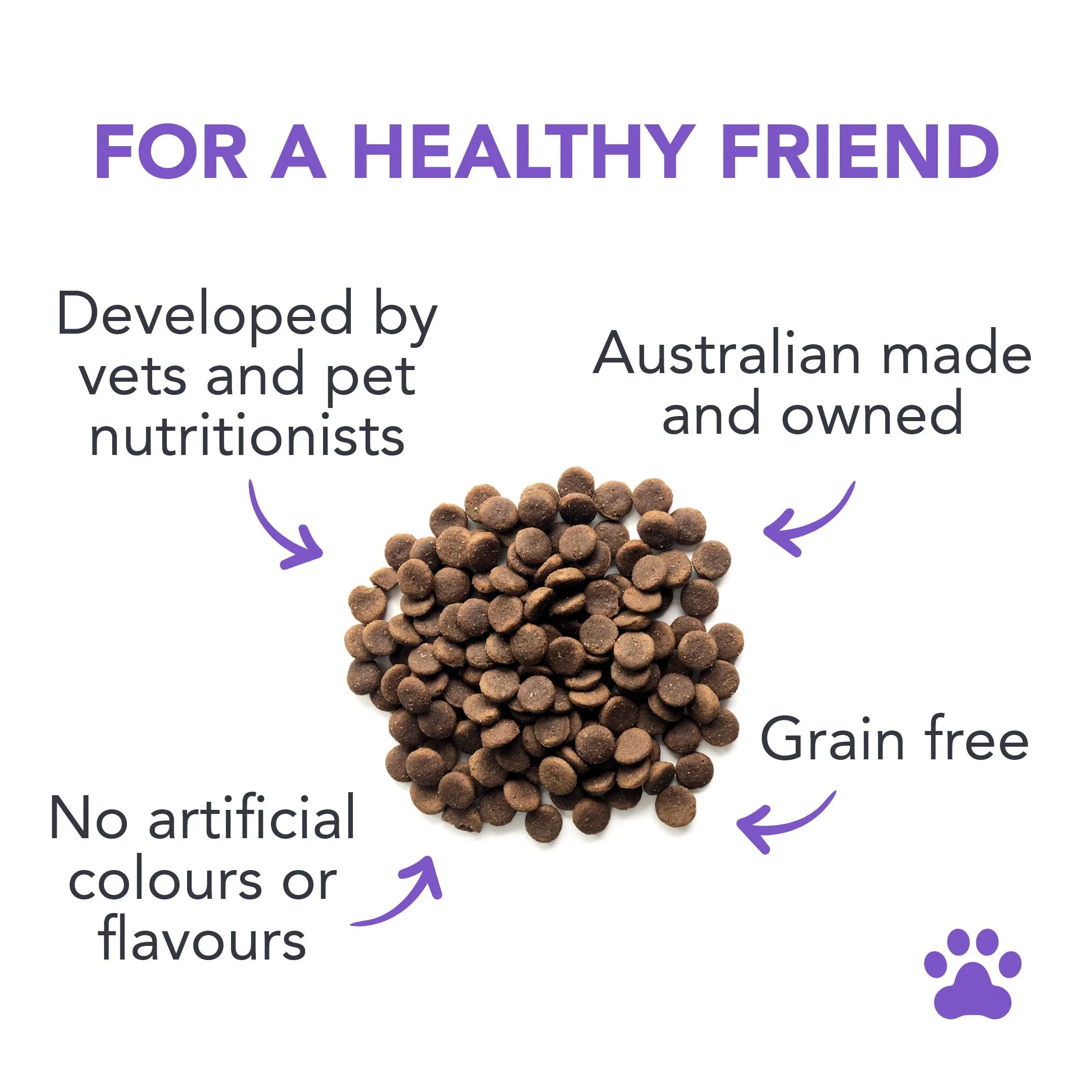 Mans Best Adult Premium Grain Free Lamb Dry Dog Food 2kg ( _ )