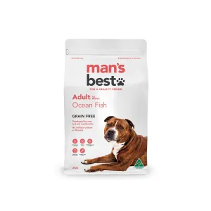 Mans Best Adult Premium Grain Free Ocean Fish Dry Dog Food 2kg ( _ )
