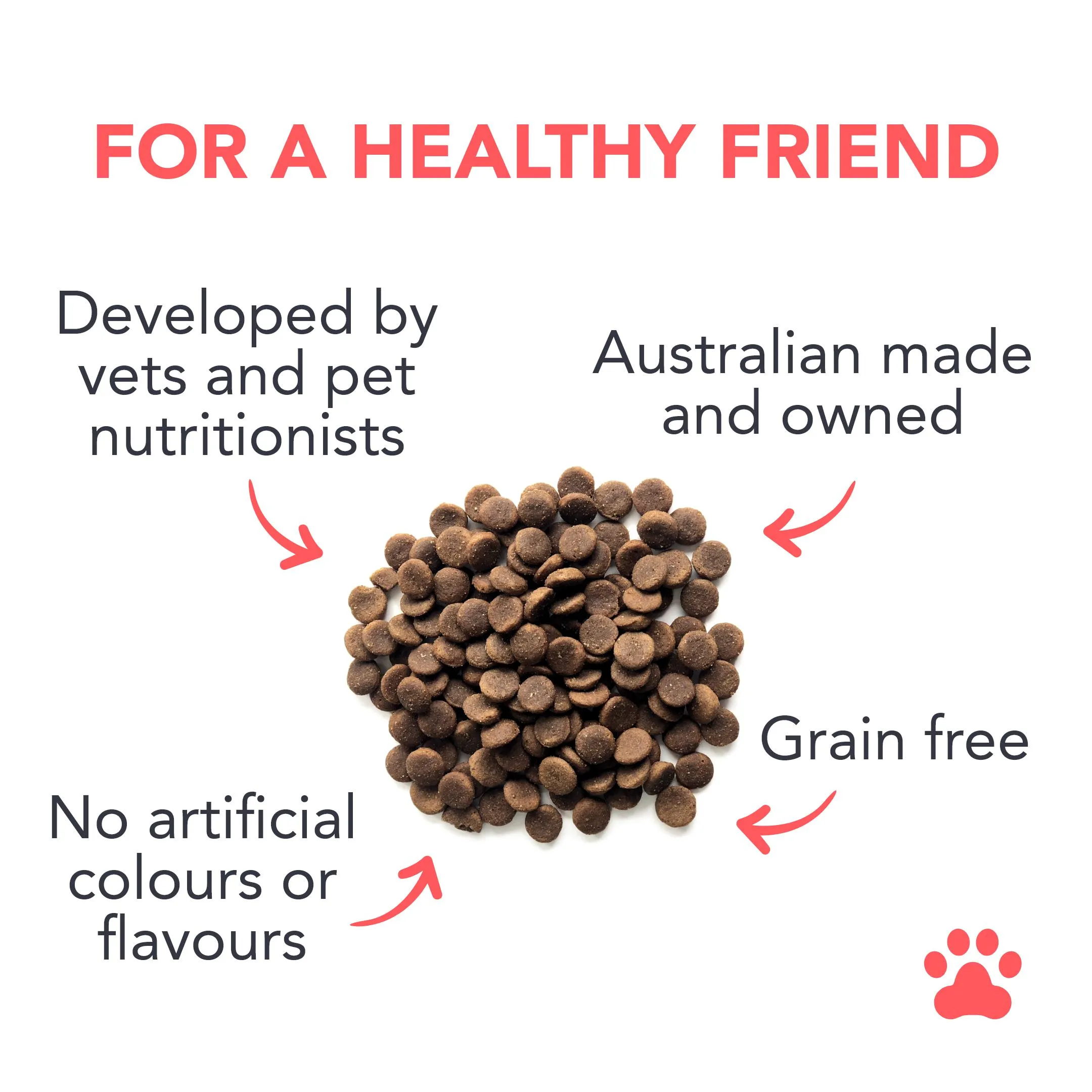 Mans Best Adult Premium Grain Free Ocean Fish Dry Dog Food 2kg ( _ )