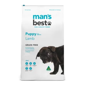 Mans Best Puppy Premium Grain Free Lamb Dry Food 12kg ( _ )