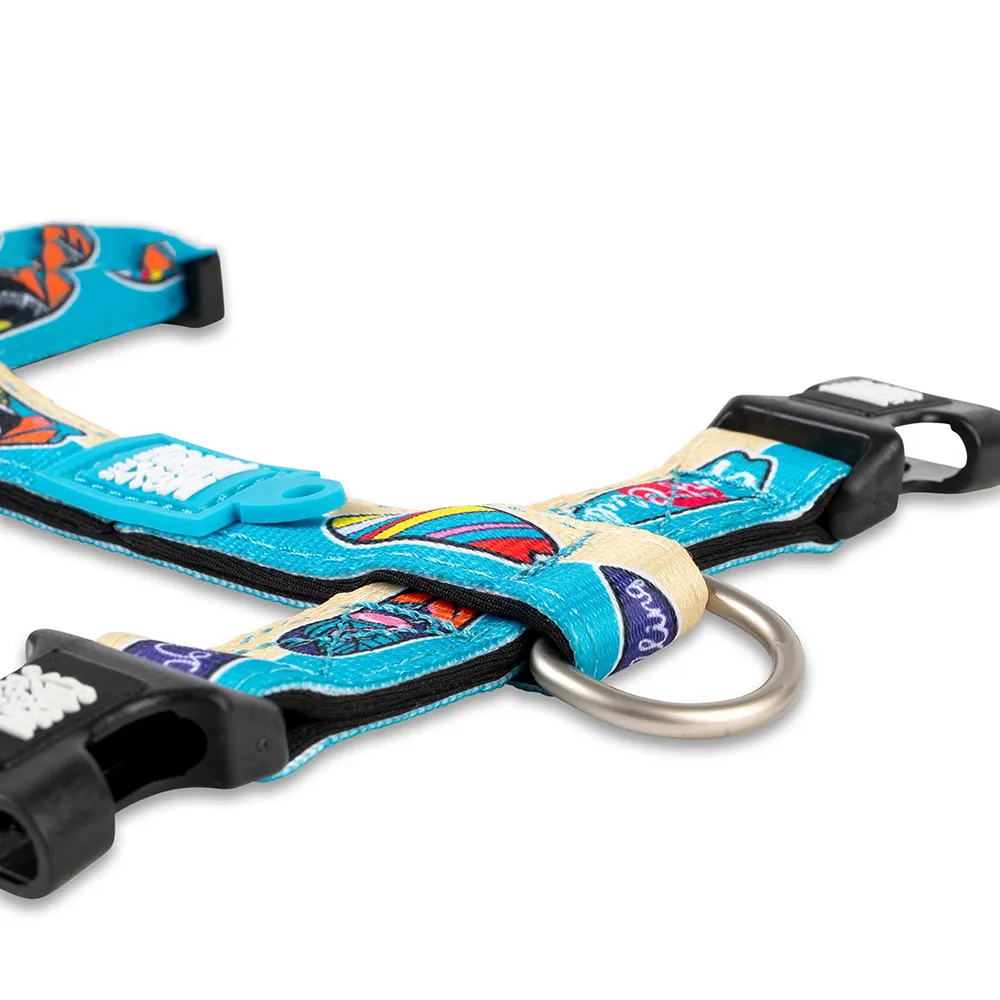 Max & Molly Blue Ocean Harness for Dogs (Blue)