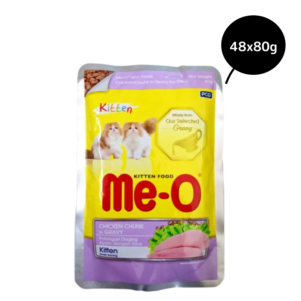 Me O Chicken Chunks in Gravy kitten Wet Food