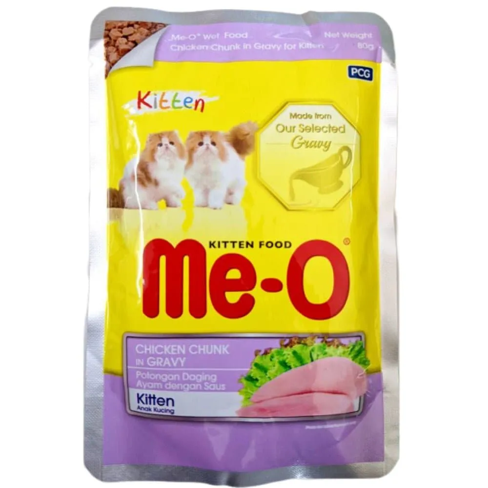 Me O Chicken Chunks in Gravy kitten Wet Food