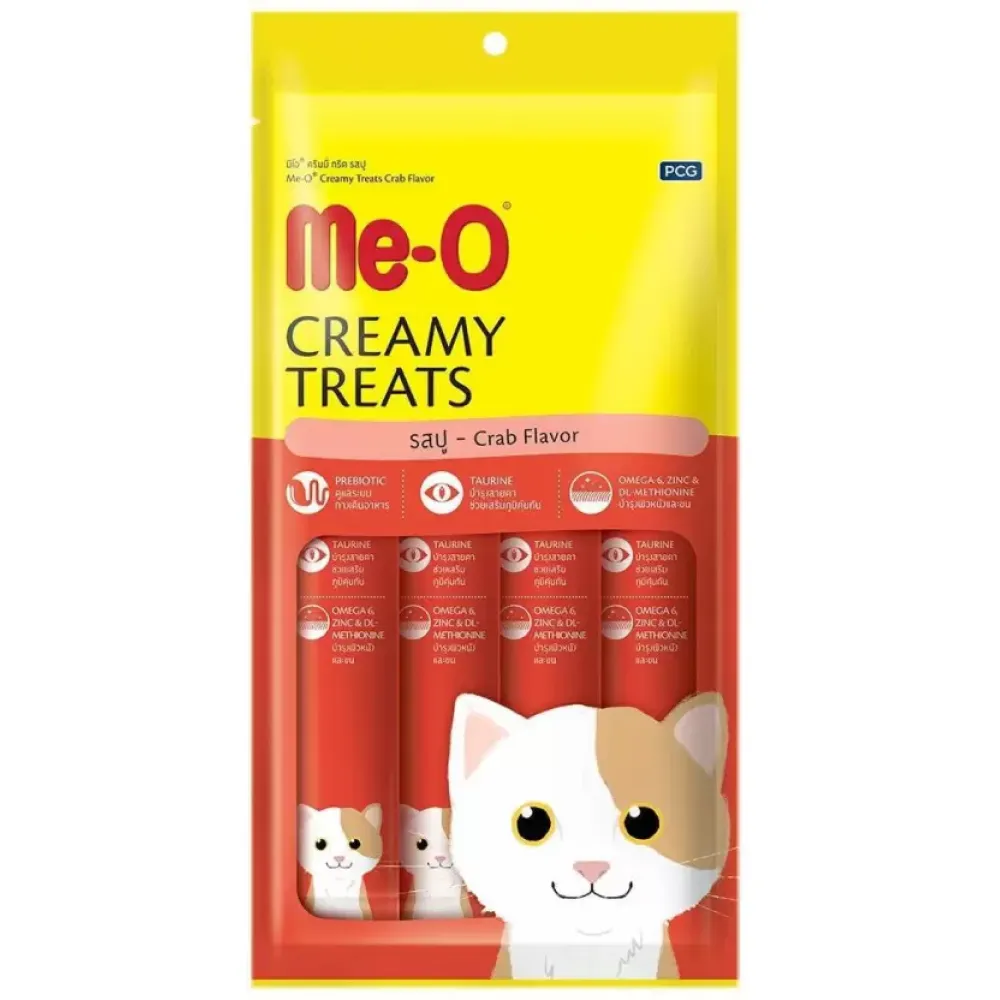 Me O Creamy Crab Treats and Furlicks Skin & Coat Supplement Combo for Cats