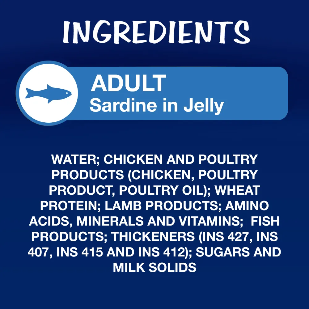 Me O Delite Tuna with Bonito in Jelly and Purina Felix Sardine with Jelly Adult Cat Wet Food Combo (12 12)