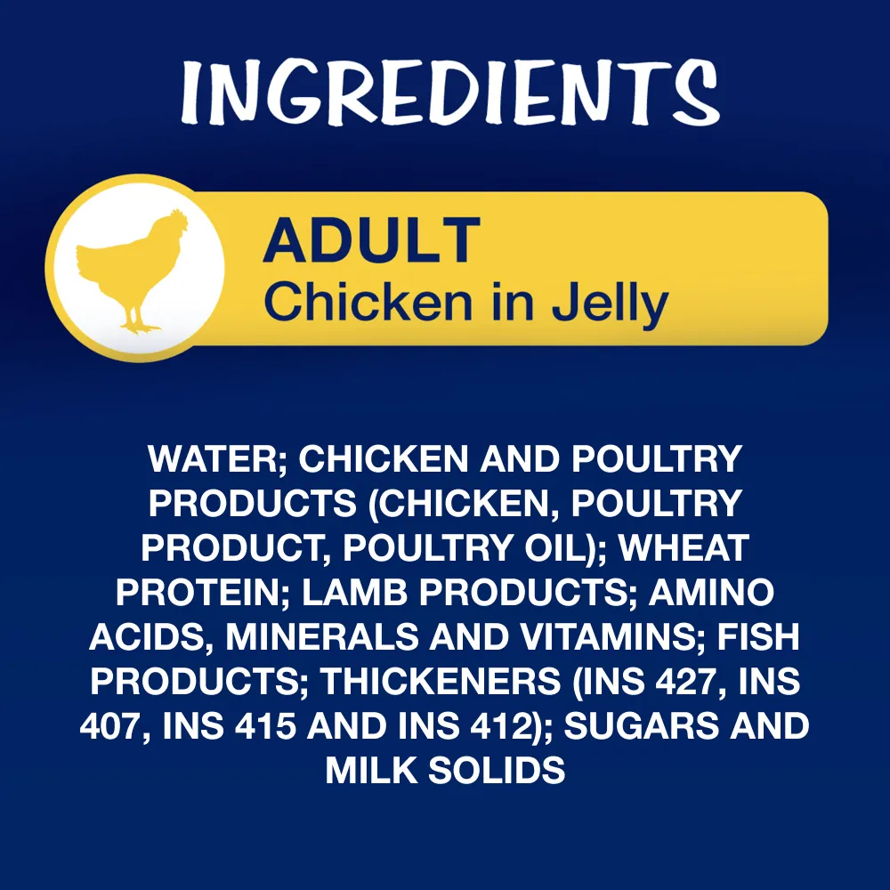 Me O Tuna & Sardine in Jelly Kitten and Purina Felix Chicken with Jelly Adult Cat Wet Food Combo (12 12)