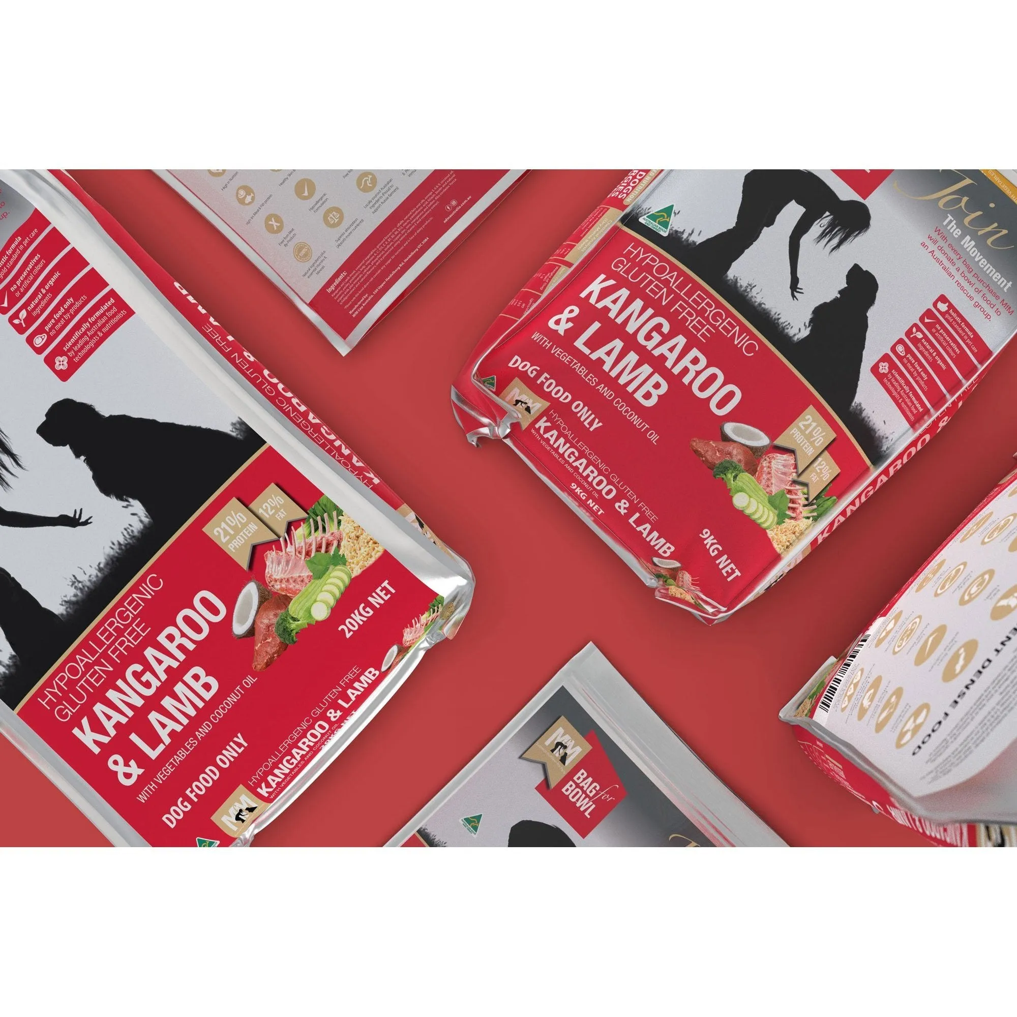 Meals for Mutts Kangaroo and Lamb Dry Dog Food 9kg