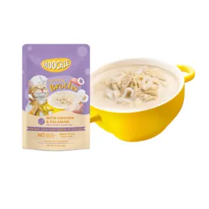 Moochie Broth Chicken & Calamari  40G  Pouch Pets Qatar