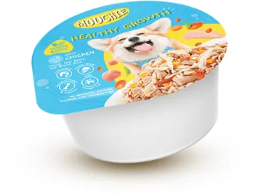 Moochie Casserole With Chicken (Healthy Growth) 12X85G. Cup Pets Qatar