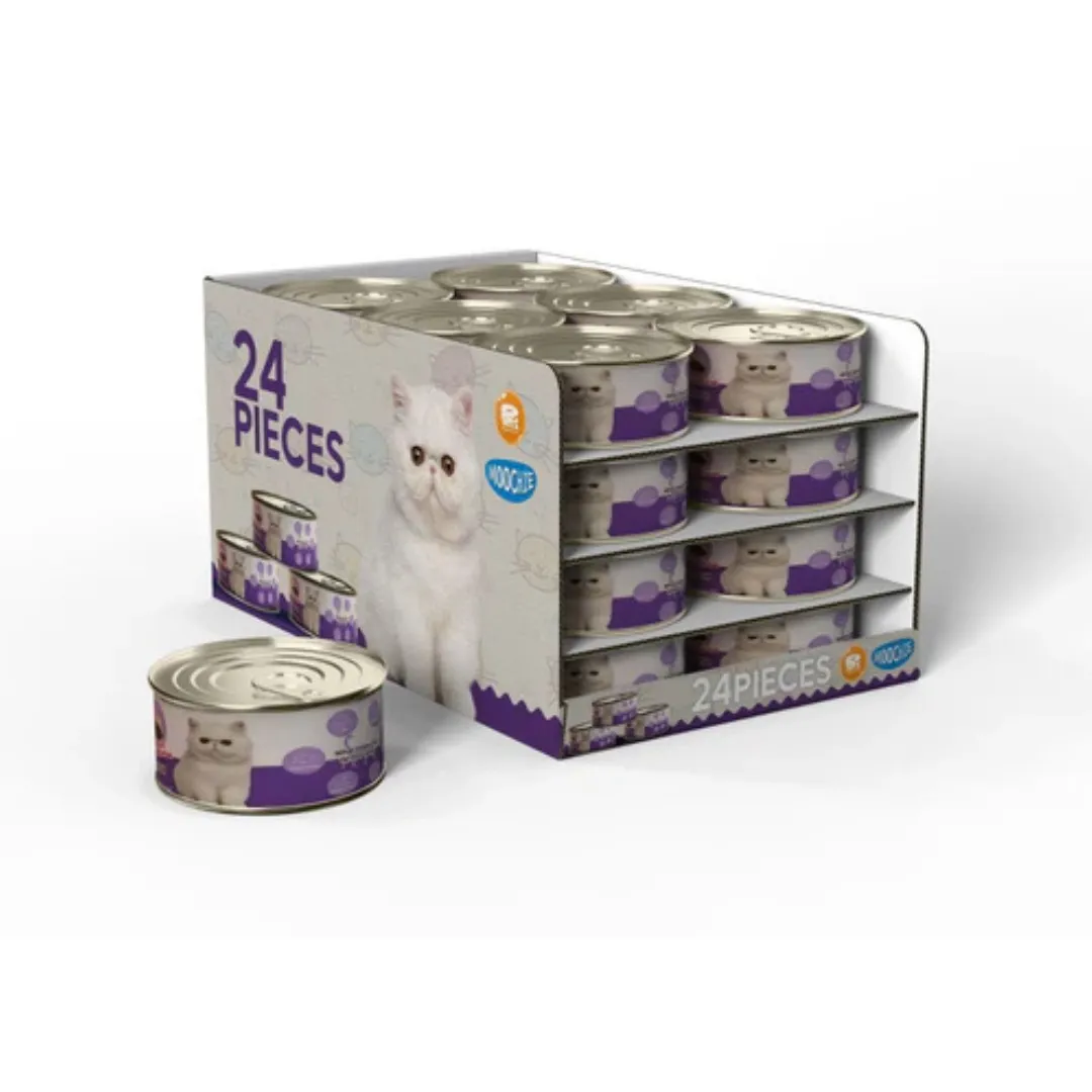 MOOCHIE CAT FOOD MINCE WITH WHITE FISH IN GRAVY 156g Pets Qatar