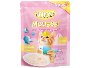 Moochie Kitten Mousse With Tuna Bonito  70G.  Pouch Pets Qatar