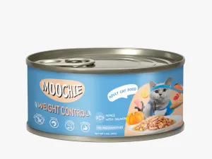 Moochie Mince  With Salmon  (Weight Control)  85G. Can Pets Qatar