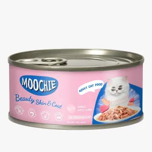 Moochie Mince With Tuna   (Beaty Skin & Coat) 85G. Can Pets Qatar