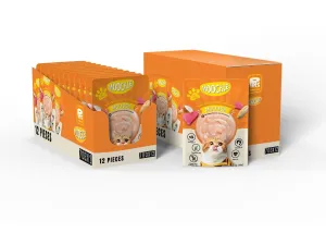 MOOCHIE MOUSSE TUNA WITH SALMON 12x70g Pouchs Pets Qatar