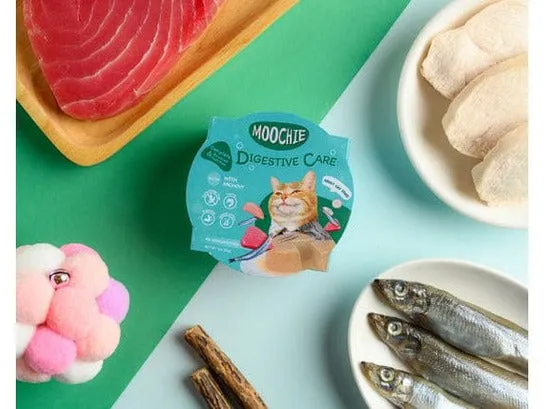 Moochie Pate With Anchovy (Digestive Care)  85G  Cup Pets Qatar
