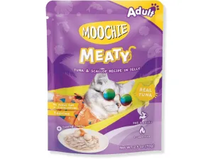 Moochie Tuna & Scallop Recipe In Jelly Mince 70G. Pouch Pets Qatar