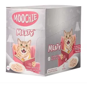 Moochie Tuna Bonito Recipe In Jelly Mince 12X70G. Pouch Pets Qatar